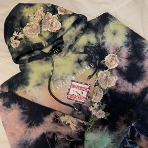 CIVIL REGIME BLANCO ROSES HOODIE